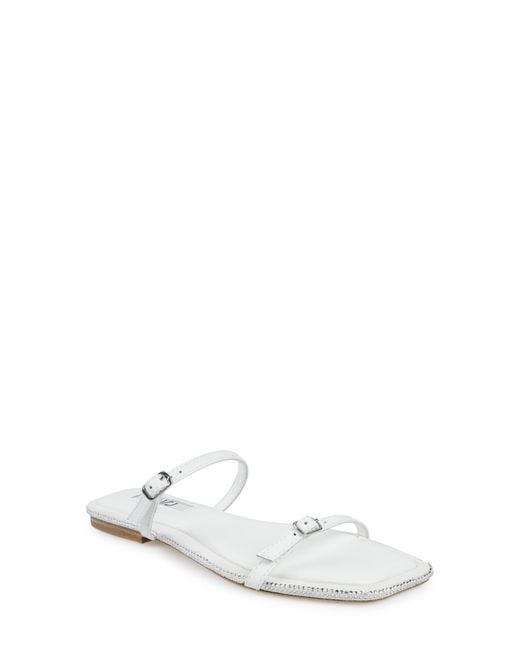 Zigi White Two-Strap Sandal