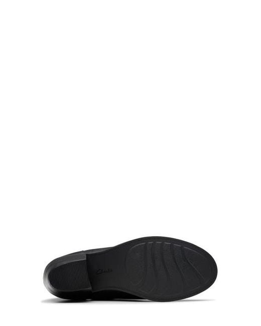 Clarks Black Neva Buckle Bootie