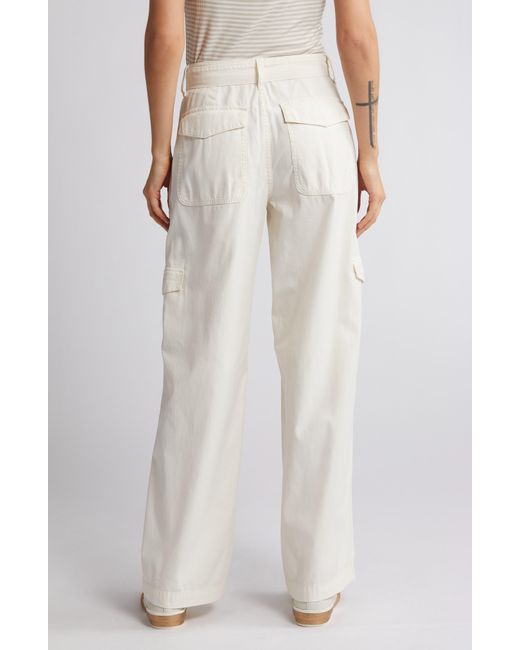 Madewell White Griff Superwide Leg Cargo Pants
