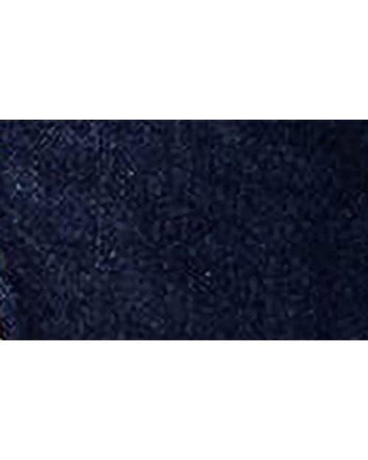 Edikted Blue Ciel Split Front Denim Halter Top