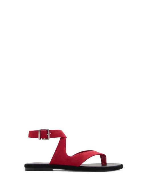 Mango Red Ankle Strap Sandal