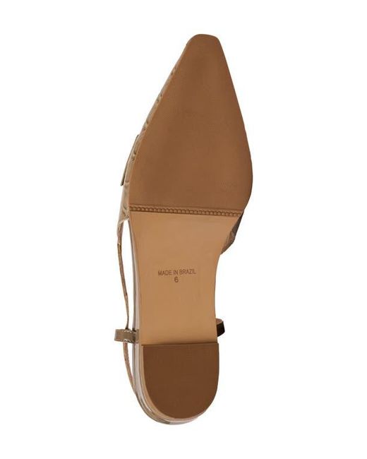 Andre Assous Natural Blake Slingback Wedge