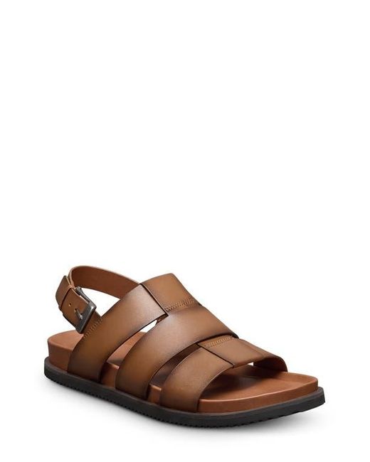 Allen Edmonds Brown Damien Fisherman Sandal for men