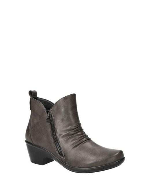 Easy Street Brown Jeanie Bootie