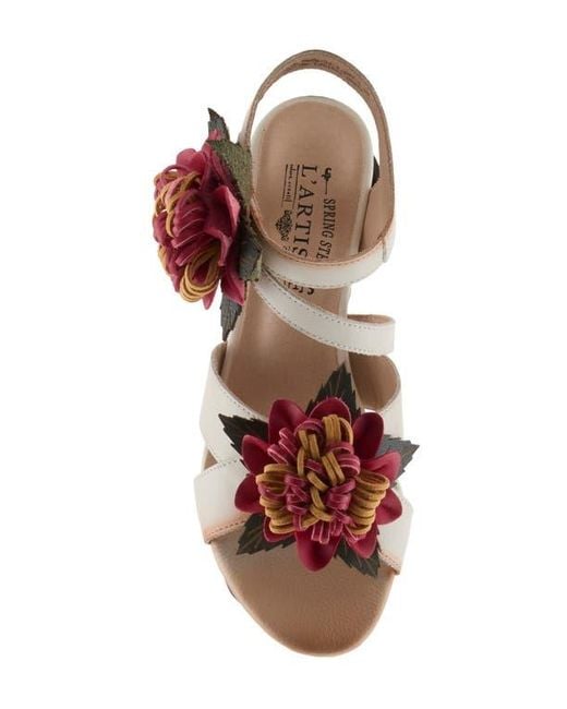 Spring Step Pink Hooked Ankle Strap Sandal