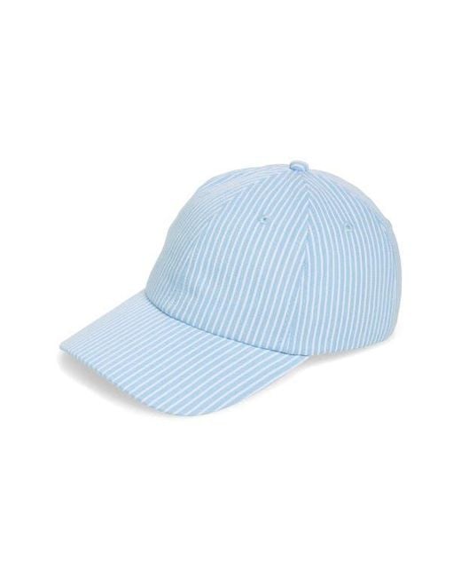 Treasure & Bond Blue Stripe Baseball Cap