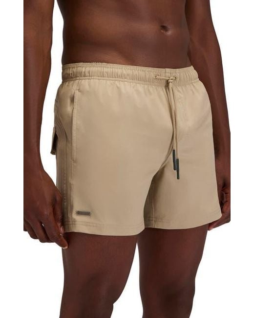 Sundek Natural Solid Swim Trunks for men