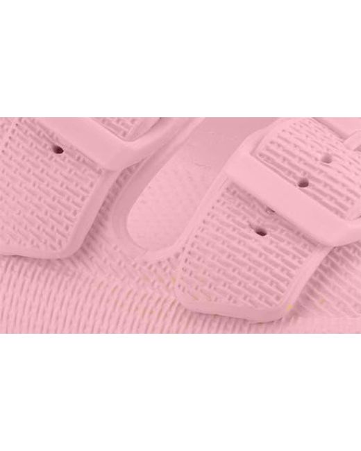 Flexus by Spring Step Pink Bubbles Waterproof Slide Sandal