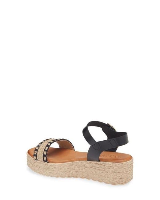 Cordani Black Bryce Platform Sandal