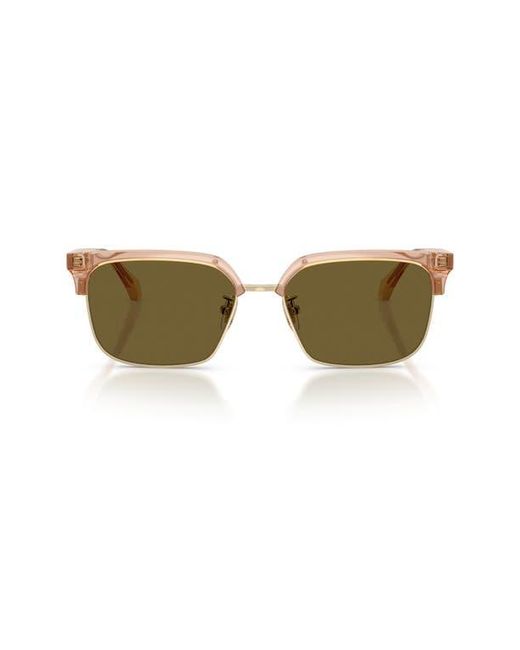 Versace Green 56Mm Square Sunglasses for men