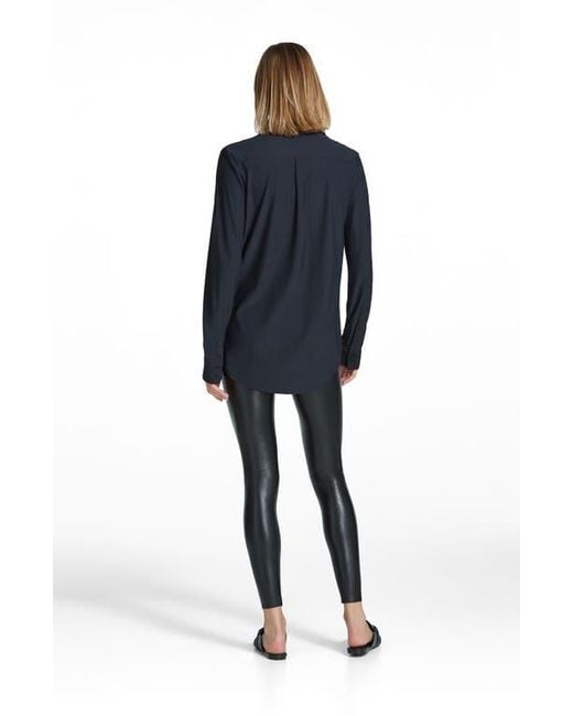 Commando Blue Classic Oversize Button-Up Shirt