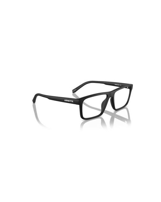 Arnette Black 53Mm Square Optical Glasses for men