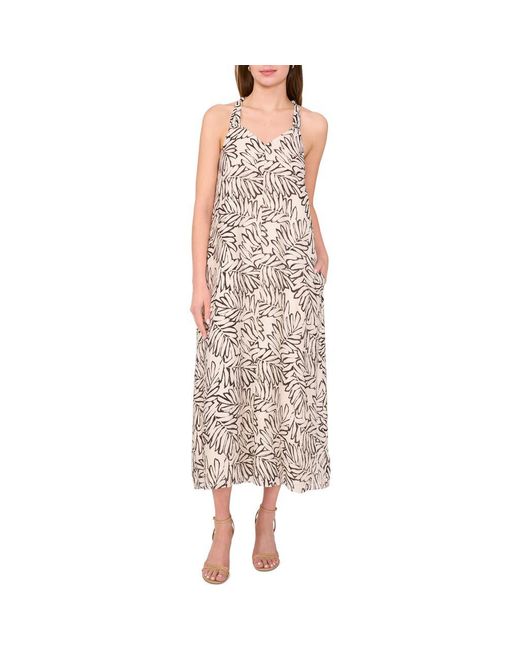 Halogen® Brown Knot Strap Sundress