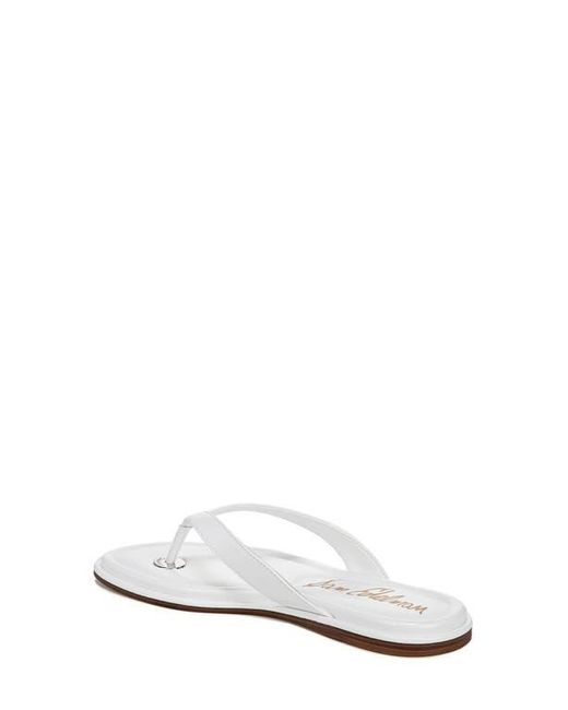 Sam Edelman White Remi Flip Flop