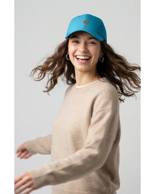 Alix White Pretzel Dad Cap