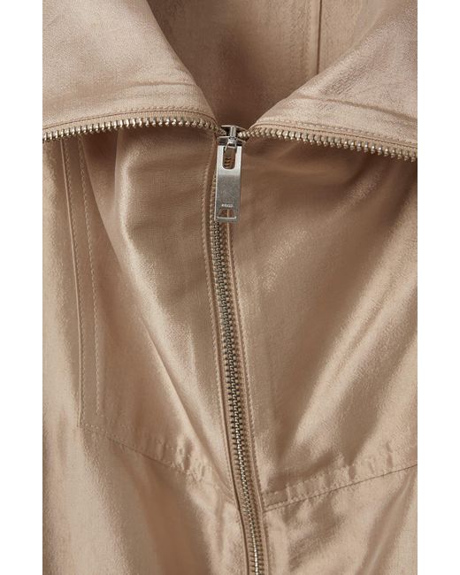 Reiss Natural Atelier Front Zip Jacket