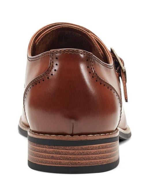 Kenneth Cole Brown Cheer One Buckle Monk Shoe for men