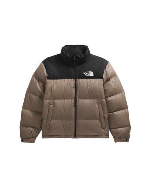 The North Face Brown 1996 Retro Nuptse 700 Fill Power Down Packable Jacket for men