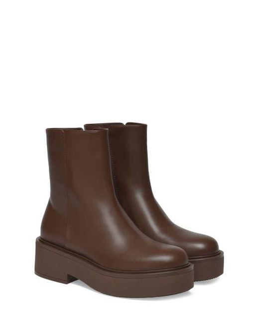 Gianvito Rossi Brown Hiro Bootie