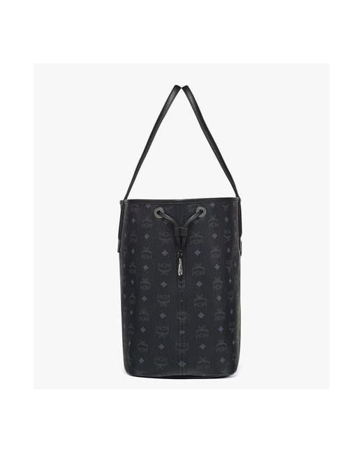 MCM Black Large Reversible Liz Shopper