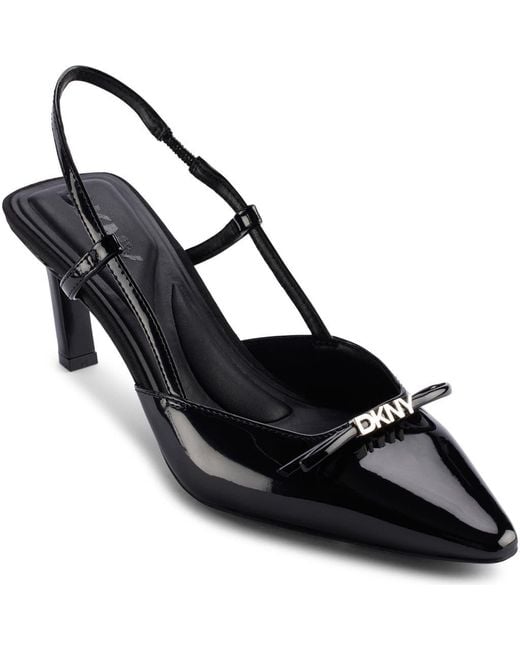 DKNY Black Carline Slingback Pump