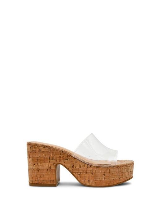 Steve Madden Natural Trippy Platform Sandal