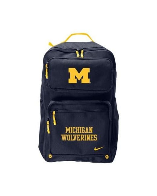 Nike Blue Michigan Wolverines Utility Speed Backpack