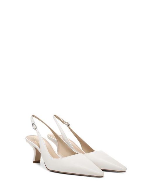 Sam Edelman White Bianka Slingback Pump