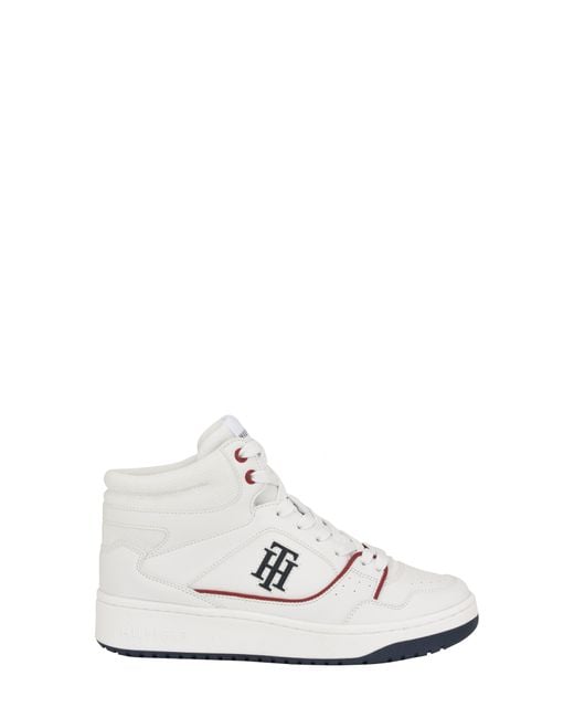 Tommy Hilfiger White Terryn High Top Sneaker