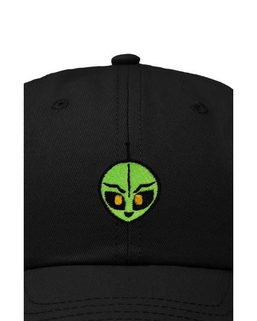 Alix Black Duder Alien Dad Cap for men
