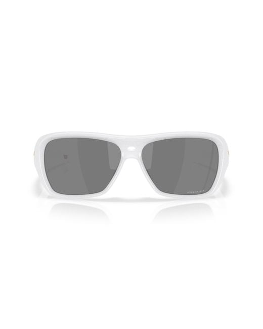 Oakley Gray 60Mm Prizm Rectangular Sunglasses for men