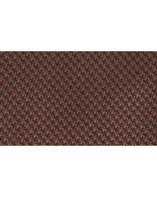 Tom Ford Brown Microhoundstooth Silk Tie for men