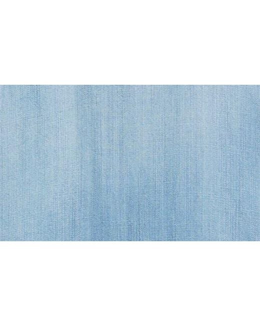 Bella Dahl Blue Washed Chambray Short Sleeve Button-Up Shirt