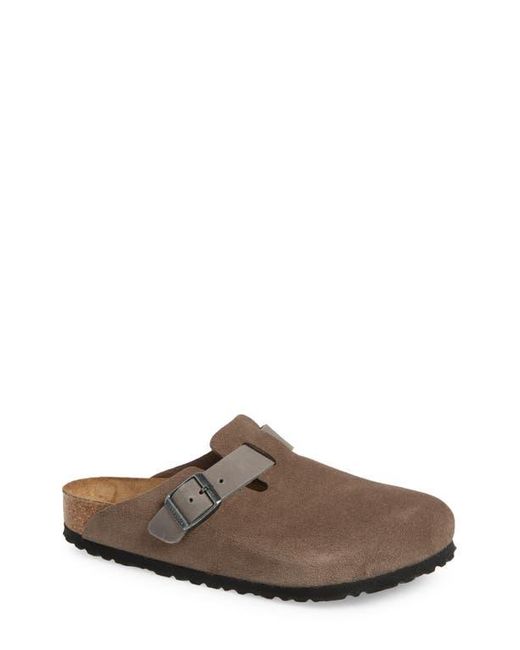 Birkenstock Brown Boston Clog for men