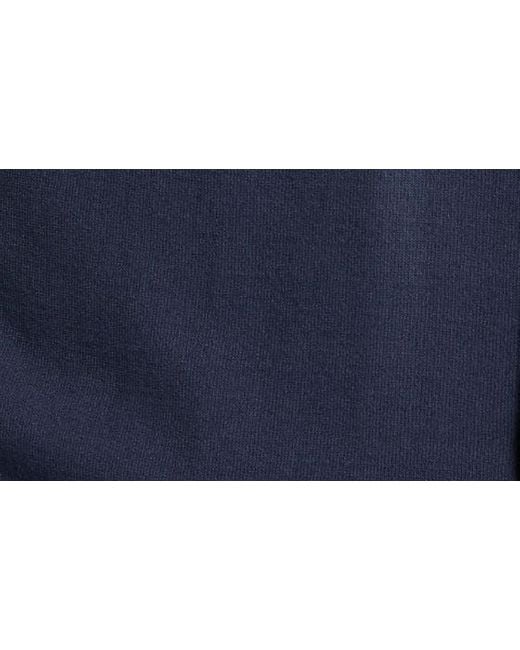 Robert Barakett Blue Momentum Baseball Collar Short Sleeve Knit Button-up Shirt for men