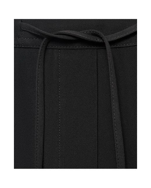 Mango Blue Flowy Drawstring Pants