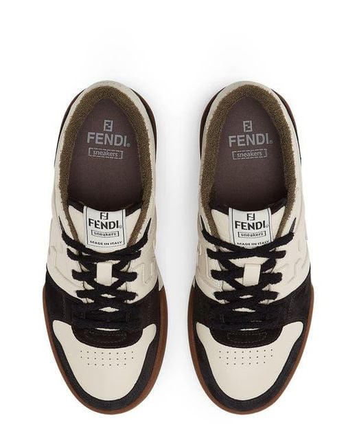 Fendi Brown Ff Match Sneaker for men