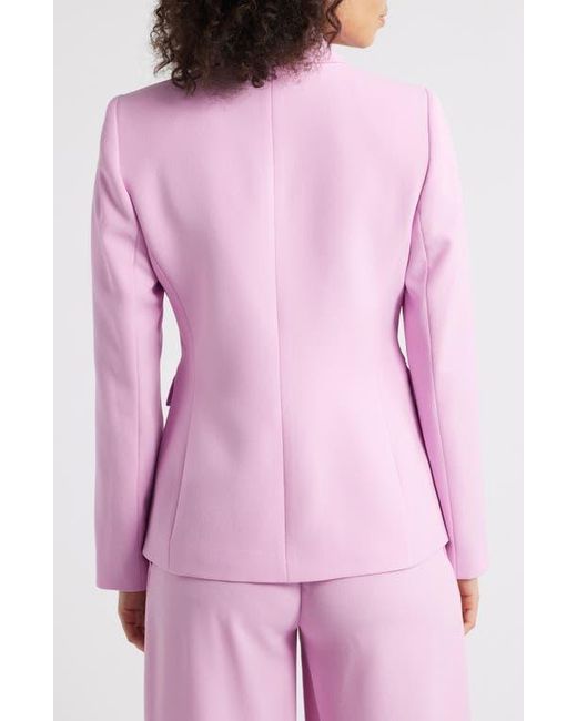 Tahari Pink One-Button Blazer