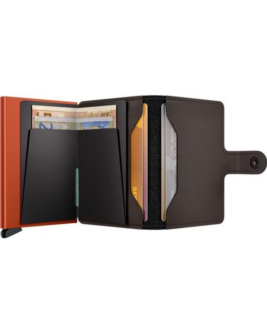 Secrid Brown Miniwallet Matte for men