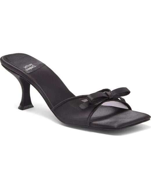 Jeffrey Campbell Blue Sweet On U Kitten Heel Slide Sandal