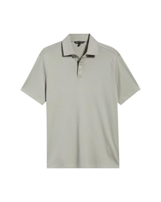 Robert Barakett Gray Georgia Solid Pima Cotton Polo for men