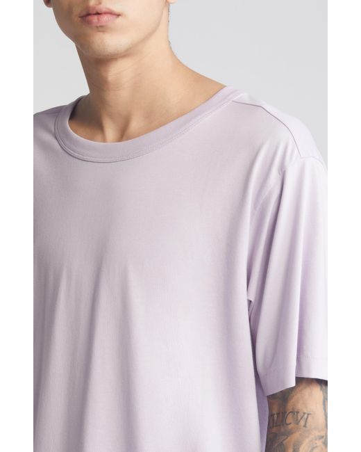 BP. Gray Easy Crewneck Short Sleeve T-shirt for men
