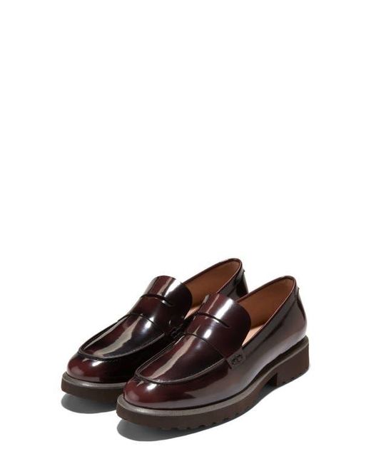 Cole Haan Brown Geneva Platform Penny Loafer