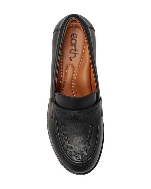 Earth Black Edith Loafer