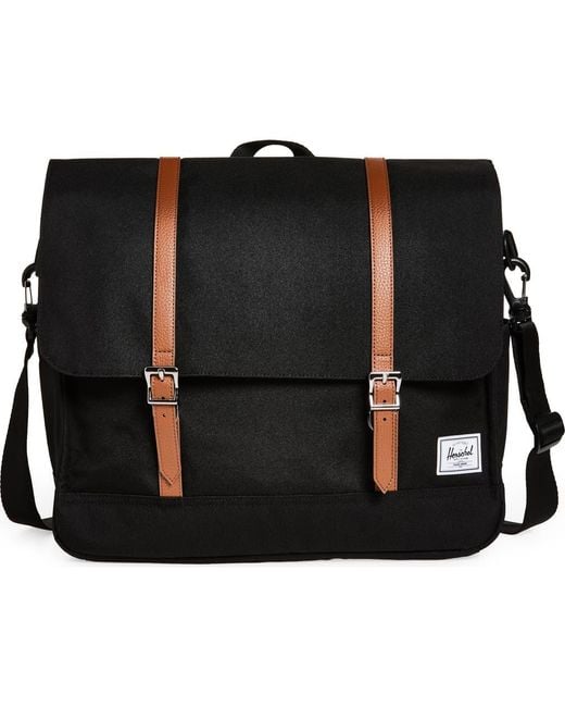 Herschel Supply Co. Black Survey Convertible Messenger Bag