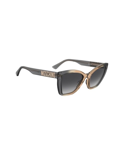 Moschino Multicolor 55mm Gradient Cat Eye Sunglasses