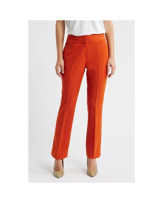Tahari Red Bootcut Pants
