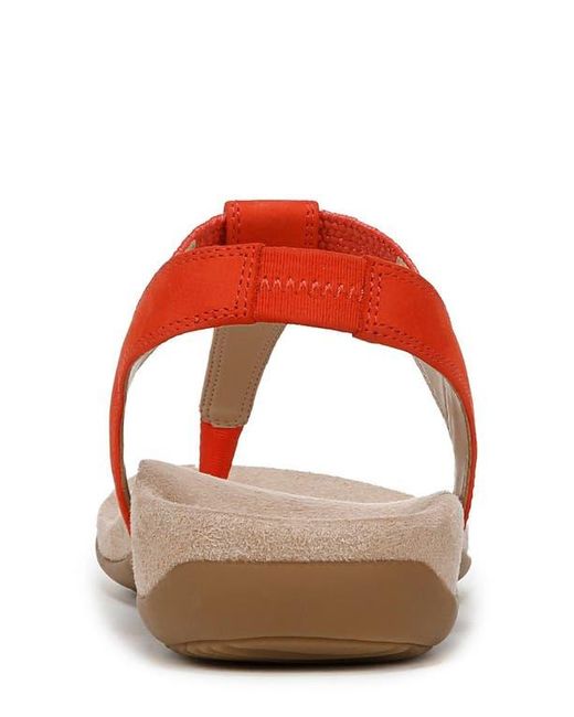 Vionic Red Brea T-Strap Sandal