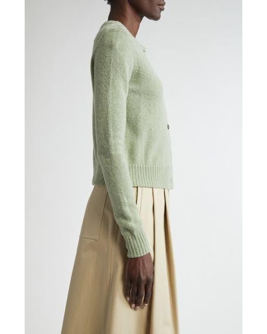 Altuzarra Green Thea Merino Wool & Alpaca Blend Cardigan