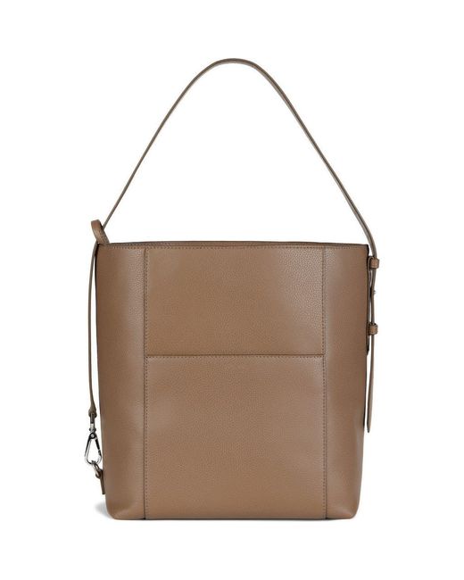 WE-AR4 Brown The Cityscape Hobo Bag